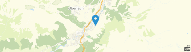 Umland des Pension Cafe Fritz Lech am Arlberg