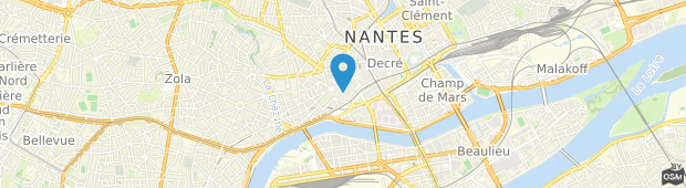 Umland des Grand Hotel De Nantes