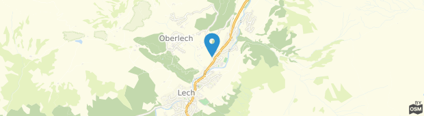 Umland des Pension Hasenfluh Lech am Arlberg