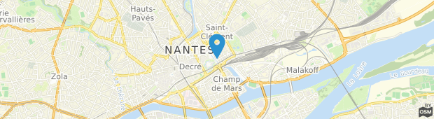 Umland des Hotel du Chateau Nantes