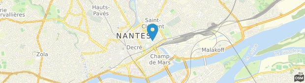 Umland des L Hotel Nantes