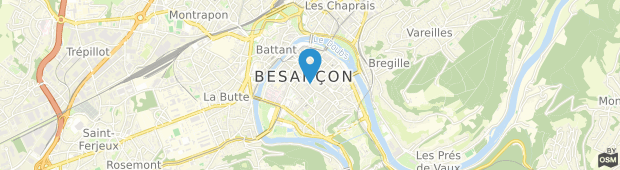 Umland des Regina Hotel Besancon