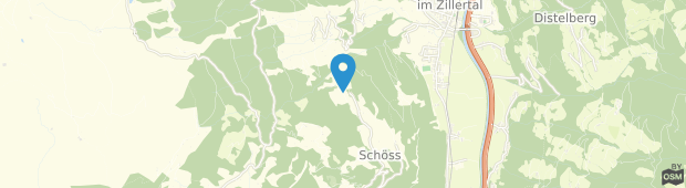 Umland des Soggenaste Zellberg Hutte Zell am Ziller