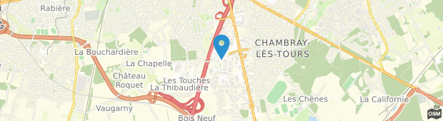 Umland des HotelF1 Tours sud Chambray-les-Tours