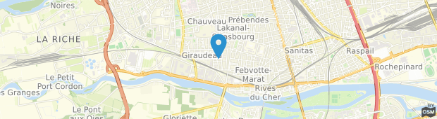 Umland des Hotel Tours Giraudeau