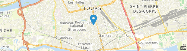 Umland des Ibis Tours Centre Hotel