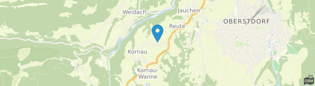 Umland des Jugendherberge Oberstdorf