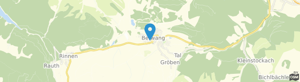 Umland des Pension Bergheim Berwang