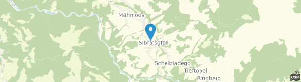 Umland des Gasthof Hirschen Sibratsgfall