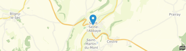 Umland des De la Poste Saint-Seine-l'Abbaye