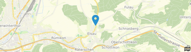 Umland des Bed & Breakfast Eulachtal