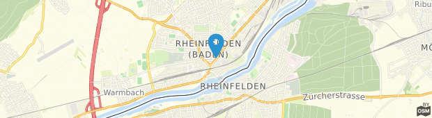 Umland des Hotel Danner Rheinfelden (Baden-Württemberg)