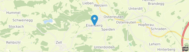 Umland des Landgasthof Gockelwirt Eisenberg (Bayern)