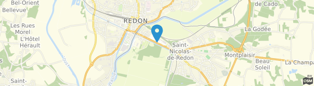 Umland des Bel Hotel Saint-Nicolas-de-Redon