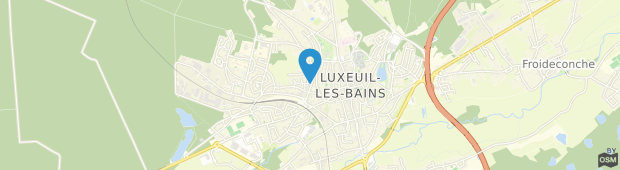 Umland des Mercure Luxeuil Les Bains Hexagone