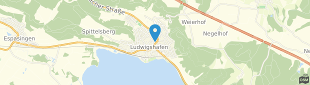 Umland des Bodenseehotel Krone Bodman-Ludwigshafen