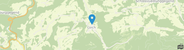 Umland des Pension Hubertushof Loich