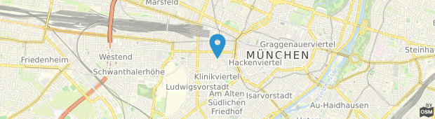Umland des Pension Lugano München
