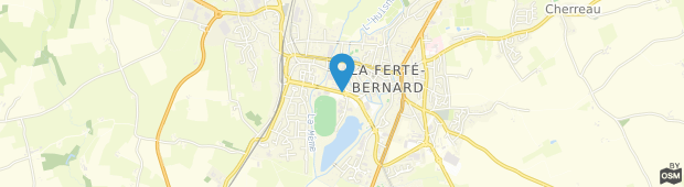 Umland des Kyriad La Ferte Bernard Hotel