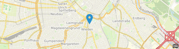 Umland des Hotel Kaiserhof Wien