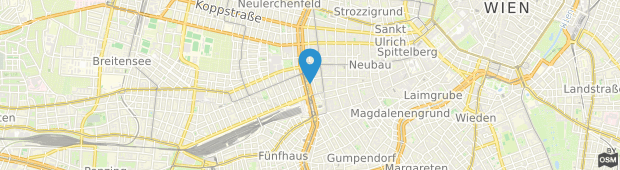 Umland des Flemings Hotel Wien-Stadthalle