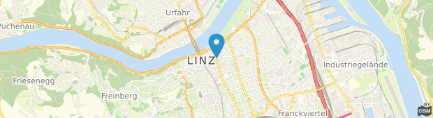 Umland des Pixel Hotel Linz