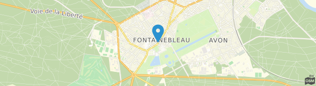 Umland des Napoleon Hotel Fontainbleau