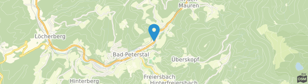 Umland des Das Bad Peterstal