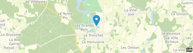 Umland des Hostellerie Abbatiale Le Tronchet (Bretagne)