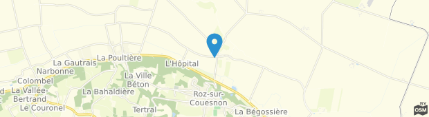 Umland des Les 4 Salines Hotel Roz-sur-Couesnon