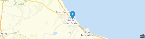 Umland des Hotel De La Baie Saint-Benoit-des-Ondes