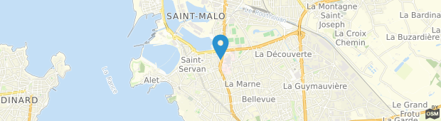 Umland des Etap Hotel Saint Malo Centre