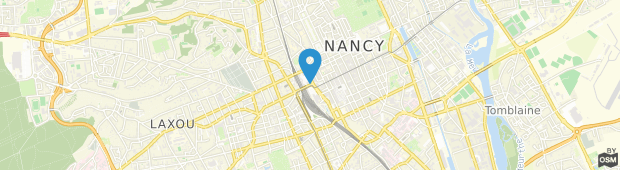 Umland des Hotel Foch Nancy