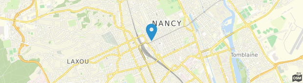 Umland des Coeur de City Hotel Nancy Stanislas