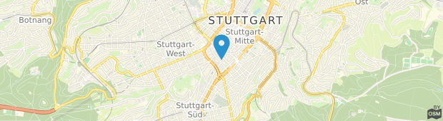 Umland des Hotel Merit Stuttgart