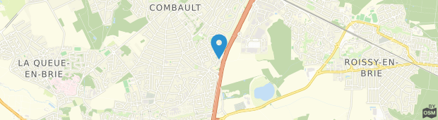 Umland des Saphir Hotel Pontault-Combault