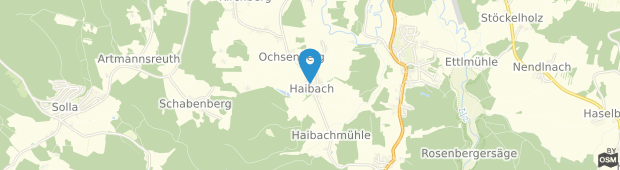 Umland des Gastehaus Haibach
