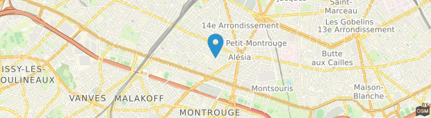 Umland des Ibis Paris Alesia Montparnasse