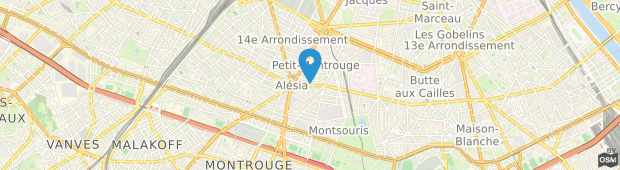 Umland des Hotel les Jardins d'Alesia