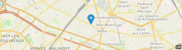 Umland des Hotel Montparnasse-Alesia