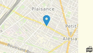 Hotel Montparnasse-Alesia und Umgebung