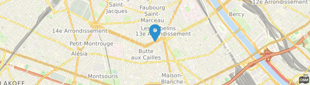 Umland des Mercure Paris Place d'Italie