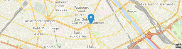 Umland des Holiday Inn Express Paris Place d'Italie