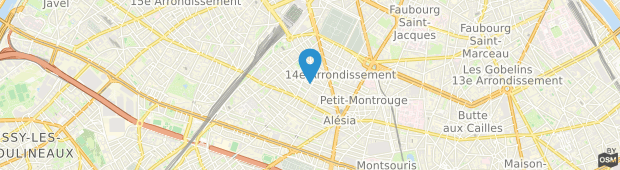 Umland des Hotel Montparnasse Rive Gauche