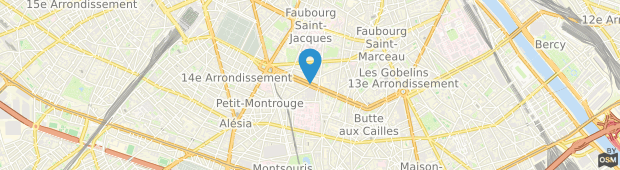 Umland des Paris Marriott Rive Gauche Hotel & Conference Center