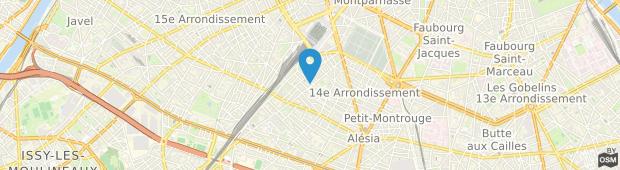 Umland des Hotel Losserand Montparnasse