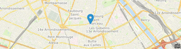 Umland des Hotel Aladin Paris