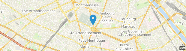 Umland des Mercure Raspail Montparnasse