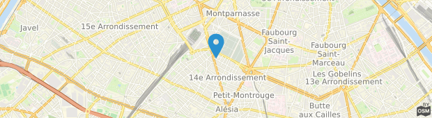 Umland des Hotel Montparnasse Daguerre