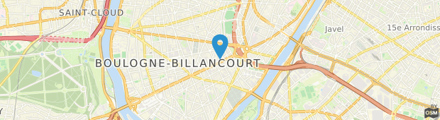 Umland des Hotel Printania Boulogne-Billancourt